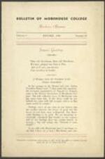 Bulletin of Morehouse College, vol. 9, no. 12, May 1940