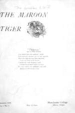 The Maroon Tiger, 1926 December 1