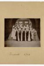 Group portrait of Spelman graduating class of 1903.