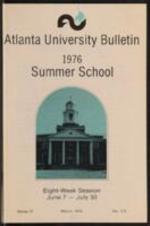 The Atlanta University Bulletin (catalogue), s. III no. 173: Summer School, March 1976