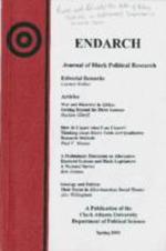 Endarch: Journal of Black Political Research Vol. 2000, No. 1 Spring 2000