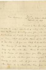 Correspondence between Thomas Clarkson and a Madame Williams regarding a meeting between the two.