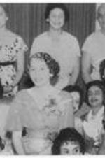 Evelyn G. Lowery (at center) is shown in a group photo with other women.
