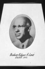 Portrait of Bishop Edgar A. Love.