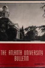 The Altanta University Bulletin (newsletter), s. III no. 108: December 1959