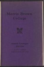 Morris Brown College Catalog 1935-1936