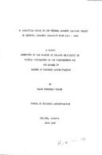 An analytical study of the federal reserve monetary policy on domestic economic stability from 1947- 1965, 1968