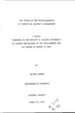The impact of the nationalization of bauxite on Jamaica's development, 1978