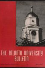 The Atlanta University Bulletin (newsletter), s. III no. 87: July 1954