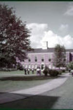 An unidentified campus building.