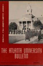 The Atlanta University Bulletin (newsletter), s. III no. 131: July 1965