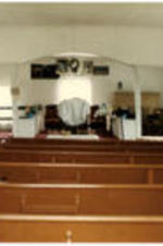 Interior of Webb Grove Baptist Church.