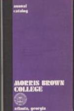 Morris Brown College Catalog 1973-1974