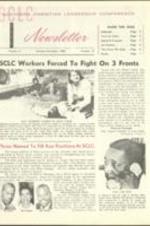The October-November 1965 issue of the SCLC Newsletter. 8 pages.