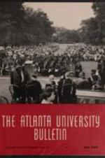 The Atlanta University Bulletin (newsletter), s. III no. 123: July 1963