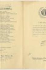 National Council of Negro Women pledge and membership list. 2 pages.