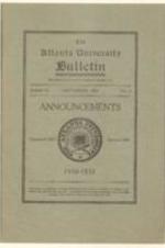 The Atlanta University Bulletin (newsletter), s. III no. 4: September 1930