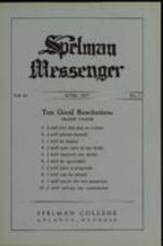 Spelman Messenger April 1927 vol. 43 no. 7