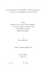 A critical analysis of the accountants and the economists method of approach to the determination of income and costs, 1960