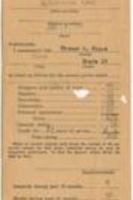 An employee record for Thomas A. Glass, a clerk with the United Sates Post office.