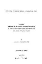Four novels by Francois Mauriac: an analytical study, 1972