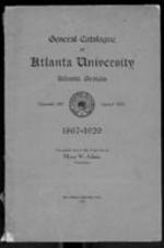 General Catalogue of Atlanta University: Alumni Directory, 1867-1929