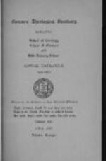 Gammon Theological Seminary Bulletin:  Schools of Theology, Missions and Bible Training Annual Catalogue 1925-1926, Vol XLIV