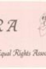"HERA: Homemaker's Equal Rights Association" brochure summarizing the history, programs, and work of HERA. 3 pages.