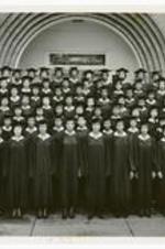 View of 1958 Commencement.