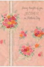 A Mother's Day card from Hazel Payne to her mother.