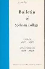 Spelman College Bulletin 1970-1971