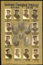 Collage of the Interdenominational Theological Center Class of 1916.
