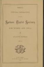 Catalog of Spelman Seminary 1883-1884