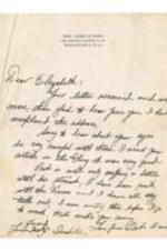 A letter to Elizabeth McDuffie regarding an article about her in Ebony.