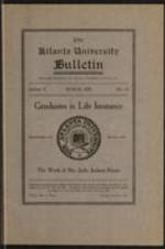 The Atlanta University Bulletin (newsletter), s. II no. 73: Graduates in Life Insurance, March 1928