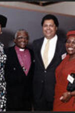 Maynard Jackson, his wife Valerie, Archbishop Tutu, and Mrs. Tutu.