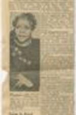 "Negro Woman Runs for Magistrate Post in Nashville Election" article on Miss Mabel McKay of the Negro Democratic League of Women and City Improvement League. 1 page.
