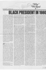 "Why We Need a Black President in 1980" article by William F. Buckley.