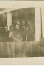 Elizabeth McDuffie (back row, center) stands with other unidentified women.