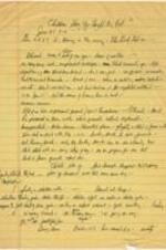 One page of Joseph E. Lowery's handwritten "Children, Have You Caught Any Fish?" sermon. 1 page.