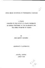 Power series definitions of trigonometric functions, 1949